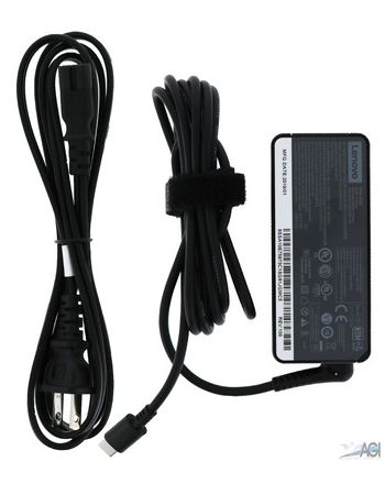 LENOVO (Multiple Models) AC ADAPTER 45W USB-C 2P *INCLUDES POWER CORD*