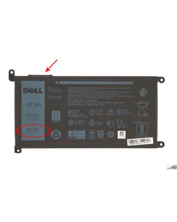 DELL (Multiple Models) BATTERY 3 CELL *NEW 100% CAPACITY* Part# FY8XM Battery Type# 51KD7