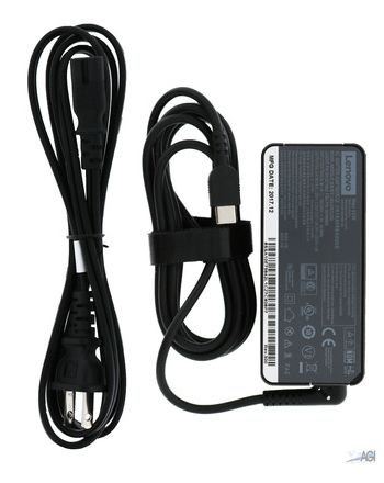 LENOVO (Multiple Models) AC ADAPTER 45W USB-C *INCLUDES POWER CORD*