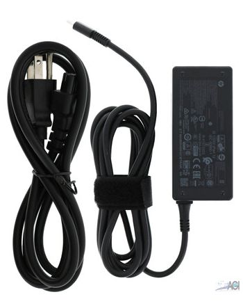 HP (Multiple Models) AC ADAPTER 45W USB-C 3P *INCLUDES POWER CORD*