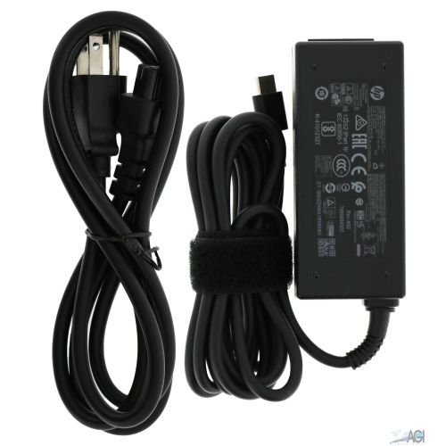 HP (Multiple Models) AC ADAPTER 45W USB-C *INCLUDES POWER CORD*
