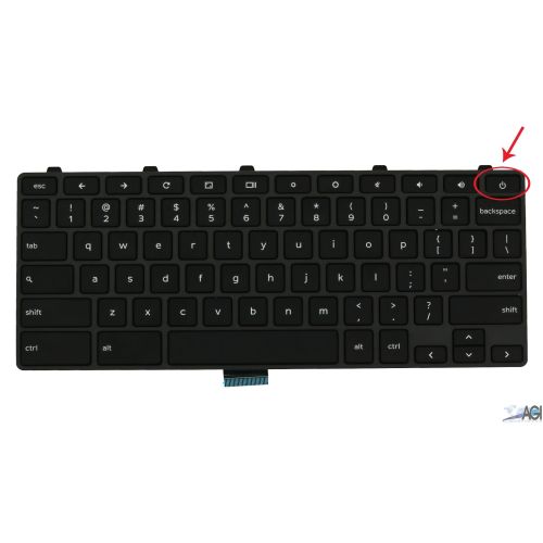 DELL 3100 (NON-TOUCH) / 3100 (2-in-1) (TOUCH) / 3110 (TOUCH & NON) / 14 G4 (3400) / 11 G4 (5190 EDU) (TOUCH & NON) KEYBOARD WITH POWER BUTTON US ENGLISH