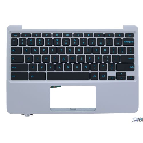 Asus C202SA PALMREST WITH KEYBOARD US ENGLISH (SILVER)