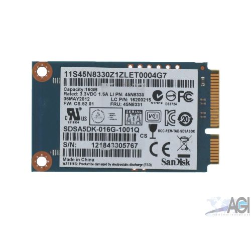 Lenovo X131E (CHROMEBOOK) SSD SOLID STATE DRIVE 16GB