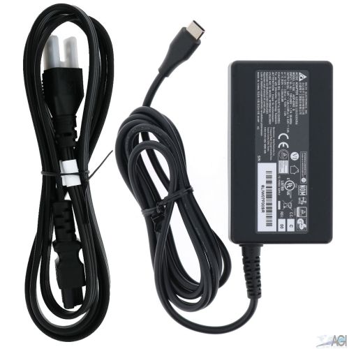 CHICONY *OEM EQUIVALENT REPLACEMENT* USB-C AC ADAPTER 65W *INCLUDES POWER CORD*