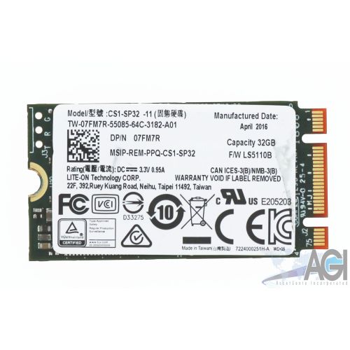 DELL (Multiple Models) SOLID STATE DRIVER 32GB