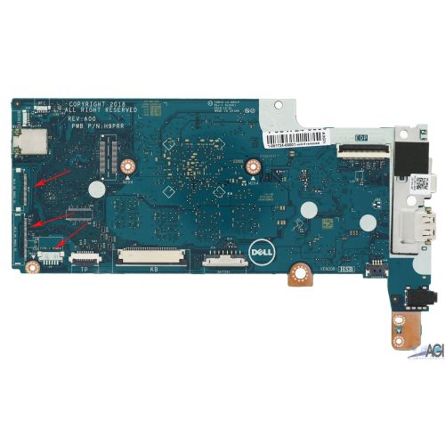 DELL 3100 (NON-TOUCH) MOTHERBOARD 4GB (1 USB-C)