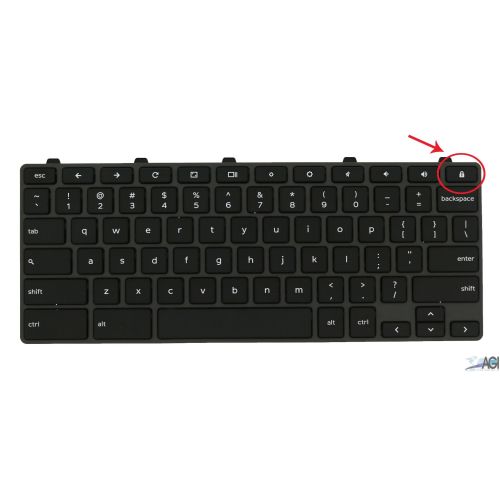 DELL 11 G4 (5190 2-in-1) (TOUCH) / 3100 (2-in-1) (TOUCH) KEYBOARD WITH LOCK BUTTON